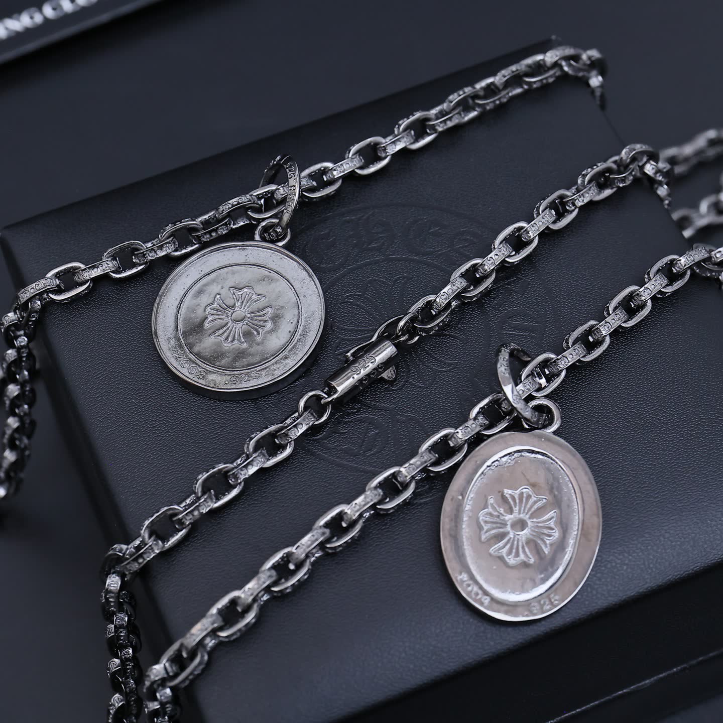 Chrome Hearts Silver Chain with Medallion